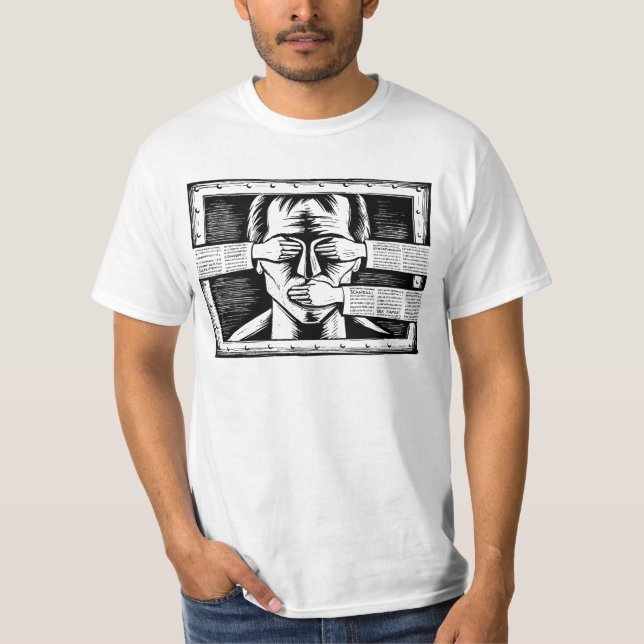 Contra censura en la camisa del mundo (Anverso)