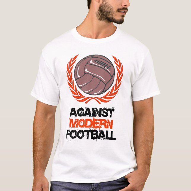 Contra la camiseta moderna de fútbol (Anverso)