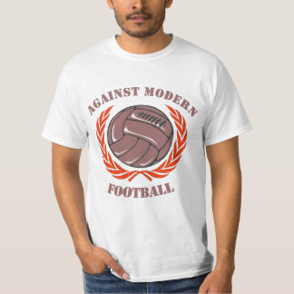 Contra la camiseta moderna de fútbol