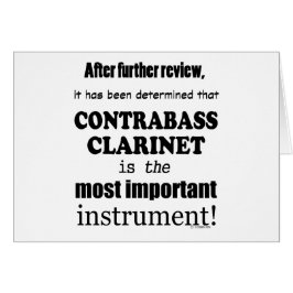 Contrabass Clarinet Instrumento más importante