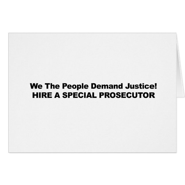 Contratación de un fiscal especial (Anverso (Horizontal))