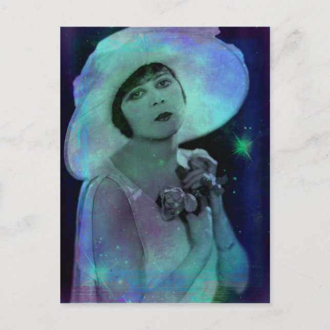 Contrella - Postal de Sueño Verde Azul (Anverso)