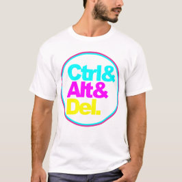 Control Alt Del, camiseta tipográfica