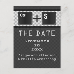 Control de clave de equipo Guardar postal de fecha