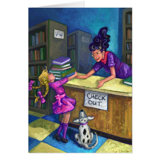 Control de la biblioteca hacia fuera (Frente)