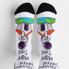 Control De Tierra A Los Calcetines Principales De 