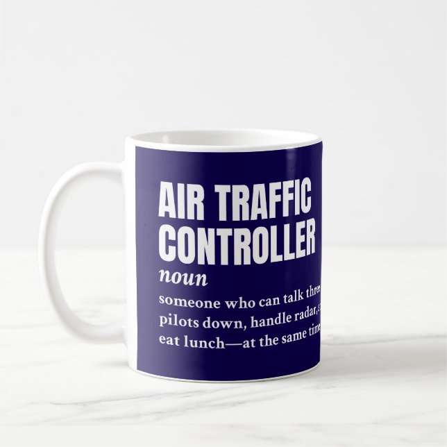 Controlador de tráfico aéreo - Copa de café de def (Izquierda)