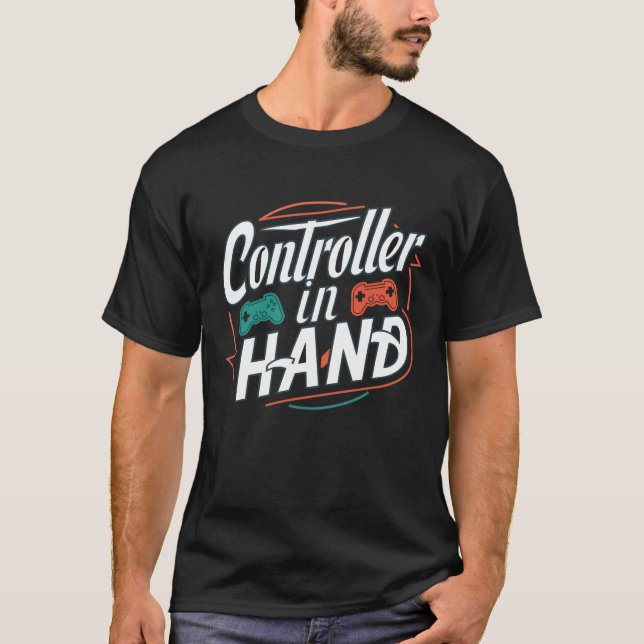 Controlador en mano, camisetas de jugadores (Anverso)