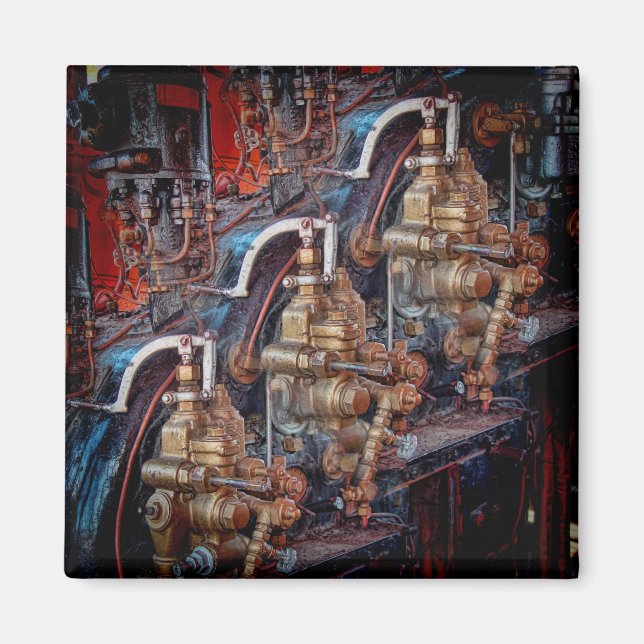 Controles de un imán de locomotora de vapor (Frente)