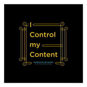 "Controlo mi" poster contento