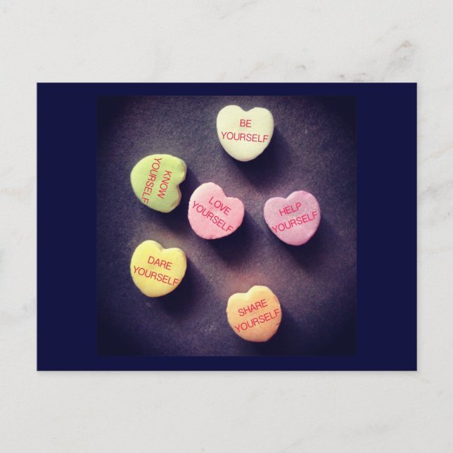 Conversación con su propia postal (Anverso)