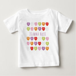 Conversación Corazones Nena Personalizada Camiseta