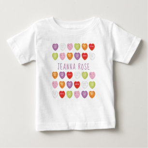 Conversación Corazones Nena Personalizada Camiseta
