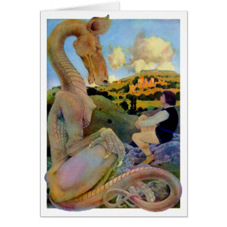 Conversación de Maxfield Parrish con un dragón