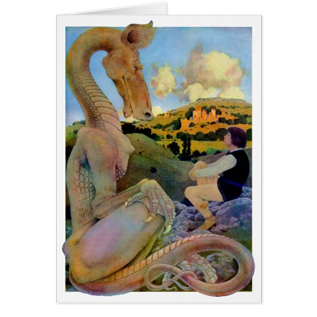 Conversación de Maxfield Parrish con un dragón (Frente)