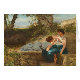 Conversación - tarjeta del arte