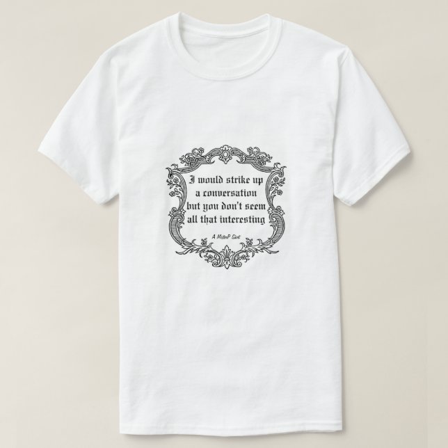 Conversación - Una camiseta del señor P (Diseño del anverso)