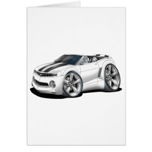 Convertible Blanco-Negro 2012 de Camaro