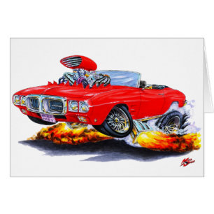 Convertible rojo 1969 de Firebird