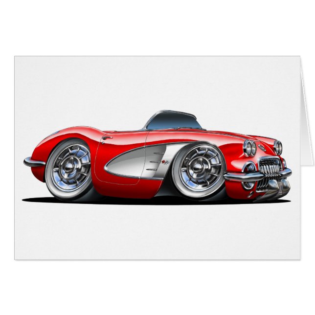 Convertible rojo del Corvette (Anverso (Horizontal))