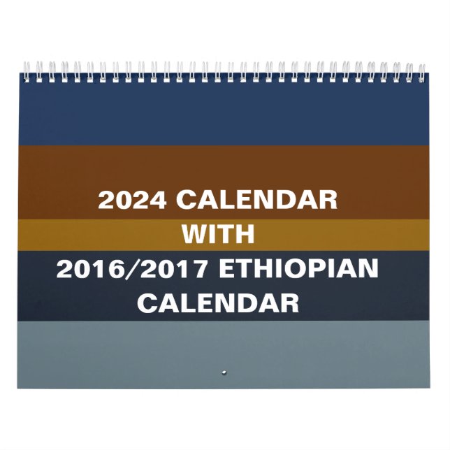 Convertidor de calendario de pared etíope para el  (Tapa)