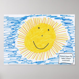 ¡Convierte el arte de tu hijo en Poster!
