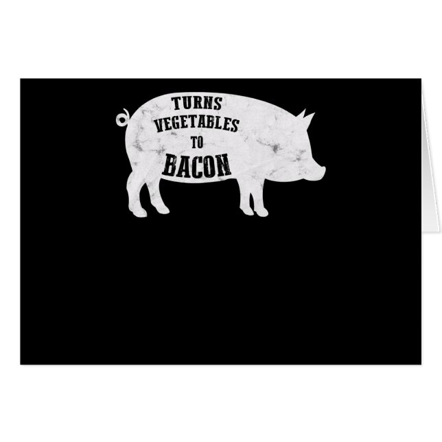 Convierte Las Verduras En Bacon | Amantes divertid (Anverso (Horizontal))