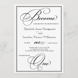 Conviértete como una invitación a una boda cristia