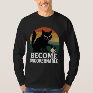 Conviértete en una camiseta de gato ingobernable