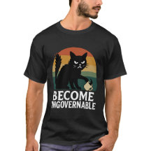 Conviértete en una camiseta de gato ingobernable