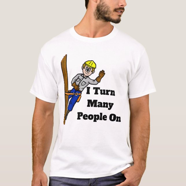 Convierto A Muchas Personas En Camisetas Electrica (Anverso)