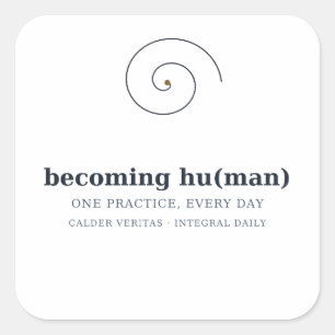 Conviirtiéndose en Humano — Calcomanía Calder Veri