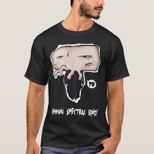 Convoque a la camiseta espectral de la oscuridad (Anverso)