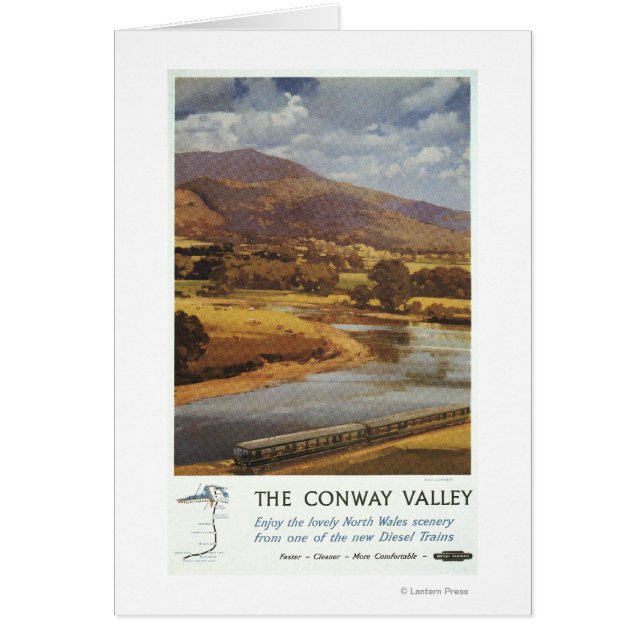 Conway Valley Scene British Railways Poster (Frente)