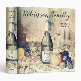 Cookbook de recetas de familia de cosecha de vinta