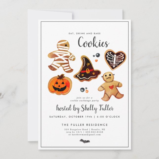 Cookie Exchange | Fiesta de Halloween Baking (Anverso)