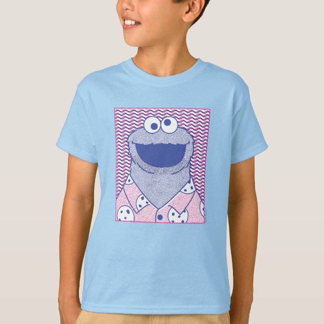 Cookie Monster | Camiseta de cookie desplegable (Anverso)