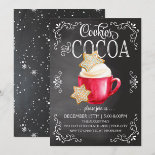 Cookies & Cocoa - Invitación al chocolate caliente