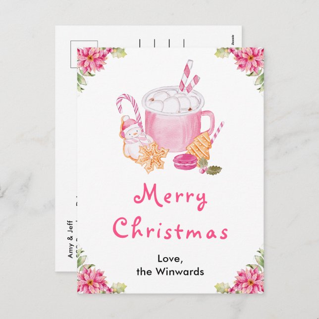 Cookies de vacaciones y la Navidad de los arándano (Anverso / Reverso)