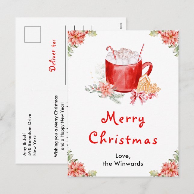 Cookies de vacaciones y Navidad de los arándanos r (Anverso / Reverso)