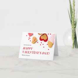 Cookies del corazón Feliz Día de San Valentín