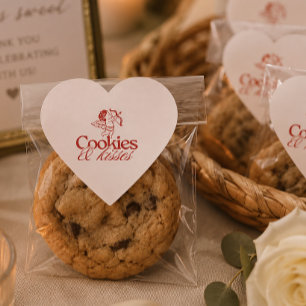 Cookies & Kisses   Sellos de Favor de Galletas de 