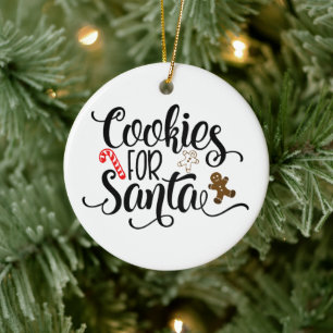 Cookies para el Ornamento de Navidad de Santa Fun