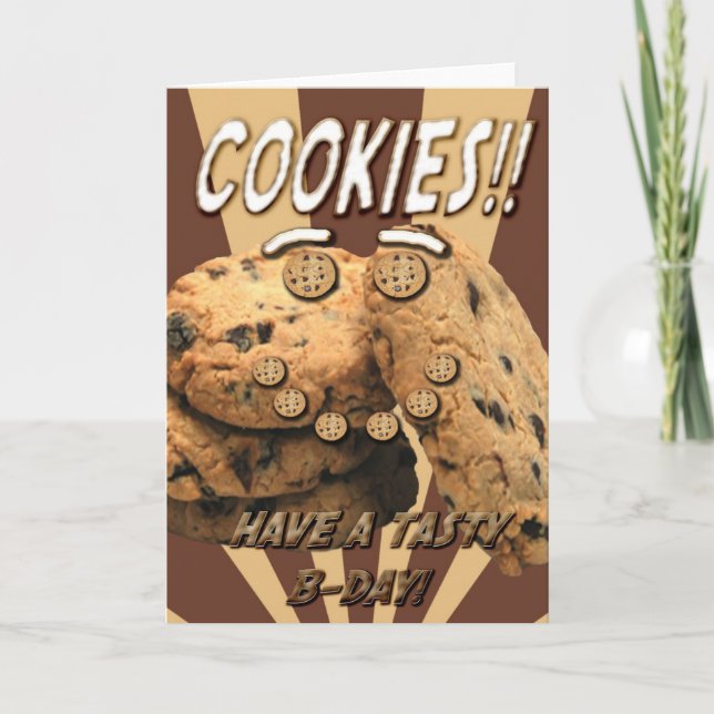 Cookies: Sabrosa tarjeta de cumpleaños (Anverso)