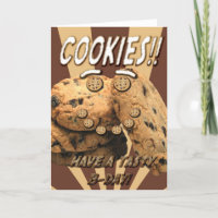 Cookies: Sabrosa tarjeta de cumpleaños