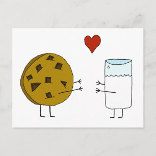 Cookies y postales de leche