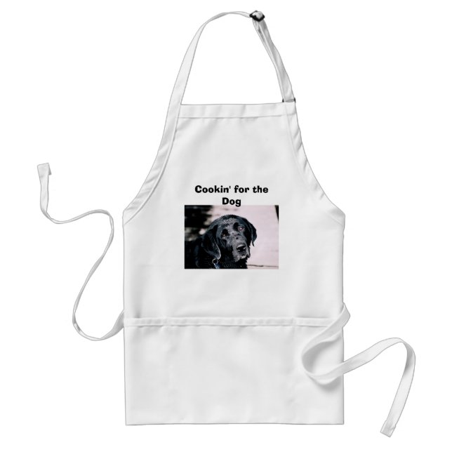 Cookin para el delantal del perro (Frente)