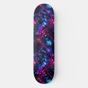Cool Animé Cyberpunk Skateboard Diseñado Japonés