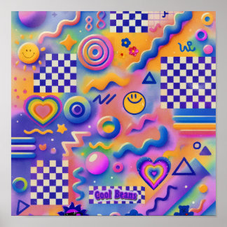 Cool Beans Pastel | Arte Kidcore Lindo de Cuadros