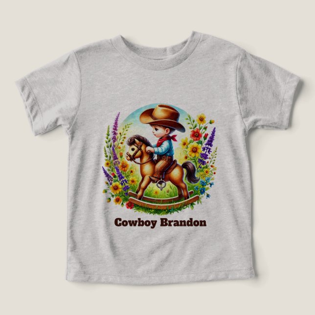 Cool boys add name cowboy lovers  (Diseño delantero )
